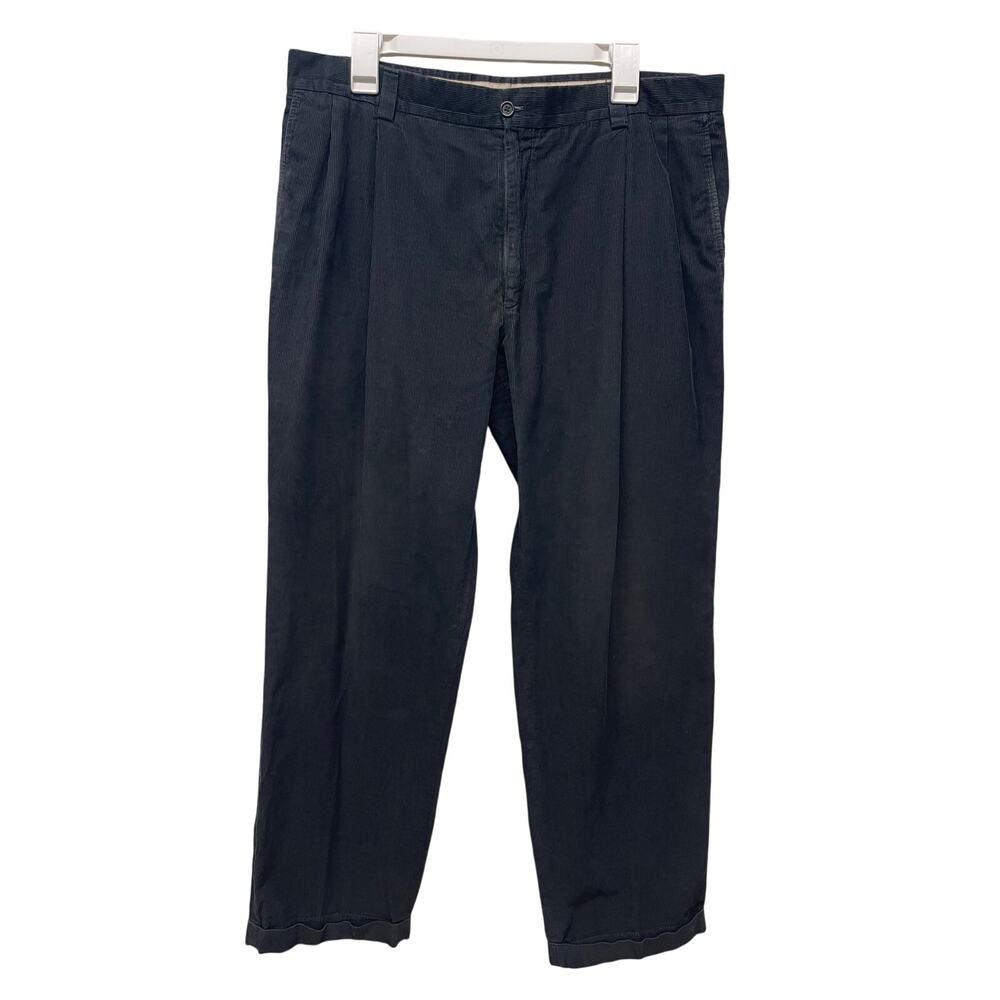 Burberry London Men's Corduroy dress pants black size